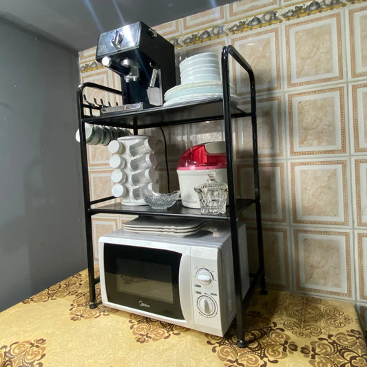 حامل ميكرواوند و فرن بطابقين متعدد الوظائف